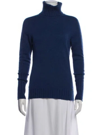 Pre-owned Kiton Wool Turtleneck Sweater In Brown