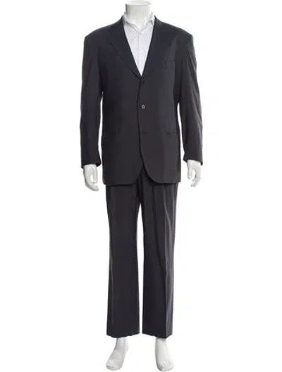 Pre-owned Kiton Wool Two-piece Blazer In Black