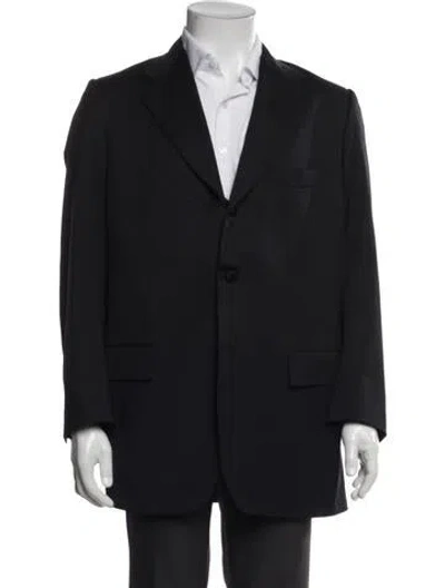 Pre-owned Kiton Wool Two-piece Blazer In Black