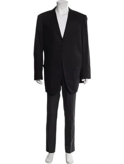 Pre-owned Kiton Wool Two-piece Blazer In Gray