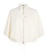 Kiton Wool-silk Jacket In White