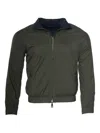 Kiton X Kired Sam Reversible Zip-front Jacket In Green