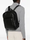 Kiton Zip-fastening Backpack In Red