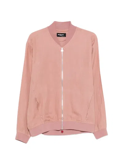 Kiton Zip-fastening Bomber Jacket In Pink