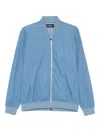 Kiton Zip-front Bomber Jacket In Blue