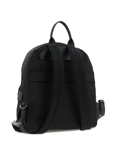 Kiton Zip Front-pocket Backpack In Black