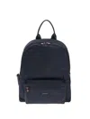 Kiton Zip-pocket Backpack In Blue