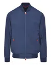 Kiton Polyester Jacket In Multicolor