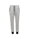 Kiton Zip-drawstring Track Pants In Gray