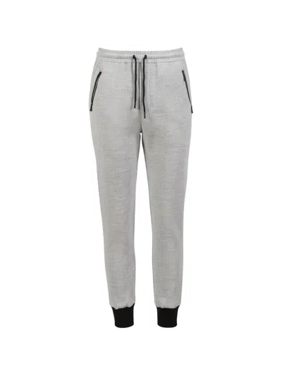 Kiton Zip-drawstring Track Pants In Gray