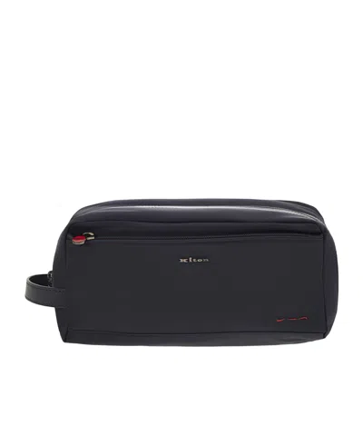 KITON KITON LOGO PLAQUE BEAUTY CASE