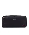 Kiton Rectangular Travel Case Front Pocket In Black