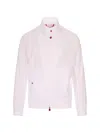 Kiton Zip-up High-neck Jacket In White