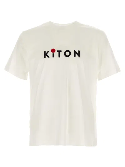 Kiton 徽标刺绣t恤