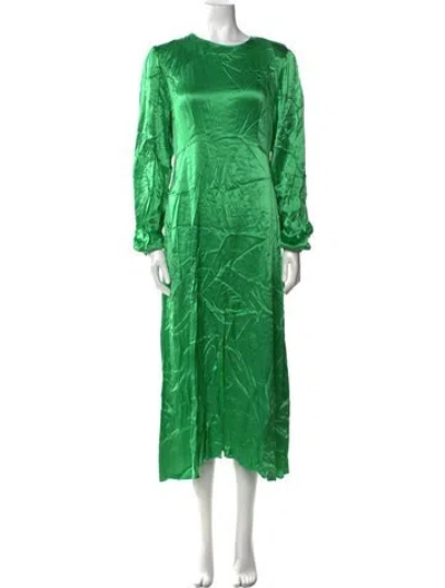 Pre-owned Kitri Crew Neck Long Dress W/ Tags In Green