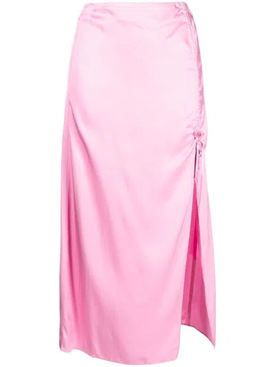 Kitri Emmeline Midi Skirt In Pink Dusky