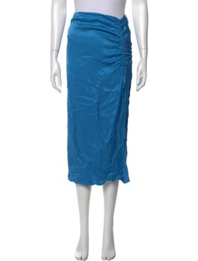 Pre-owned Kitri Midi Length Skirt In Blue