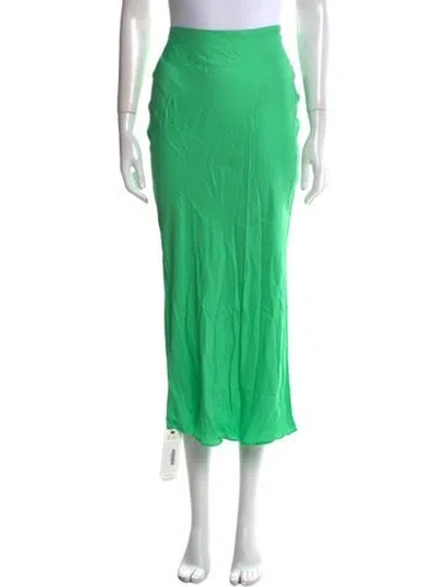 Pre-owned Kitri Midi Length Skirt In Green