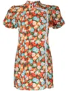 Kitri Philippa Floral-print Minidress In Multicolour