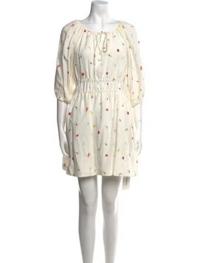 Pre-owned Kitri Printed Mini Dress In Multi