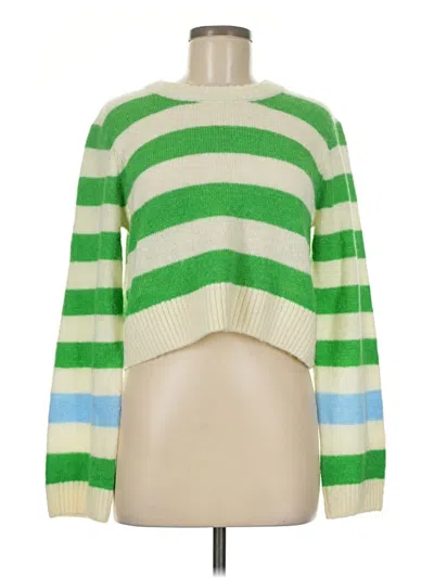 Pre-owned Kitri Pullover Sweater In Green