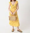 Kitri Rosemary Midi Dress Buttercup Rosebud In Multi