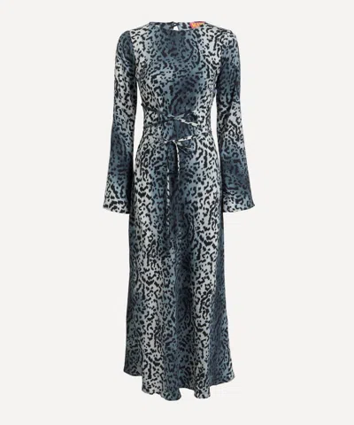 Kitri Women's Alexa Snow Leopard Print Dress