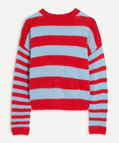 Kitri Women's Darina Watermelon Stripe Jumper