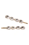 Kitsch 2-pack Crystal Bobby Pins In Transparent