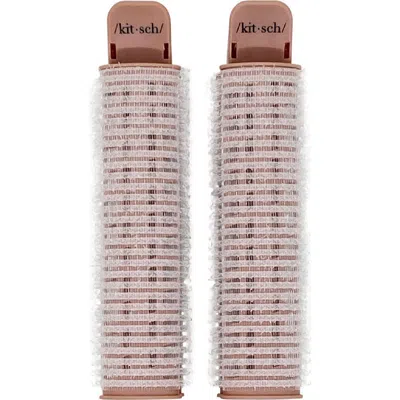 Kitsch 2-pack Recycled Volumizing Roller Clips In Terracotta
