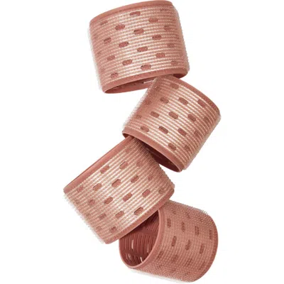 Kitsch 4-pack Recycled Plastic Xl Thermal Hair Rollers In Terracotta
