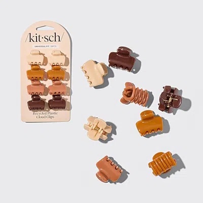 Kitsch 8-pc. Recycled Plastic Mini Cloud Clip- Sedona Value Set In Green