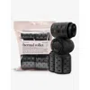 Kitsch Black Ceramic Thermal Hair Rollers Set Of Eight In Black
