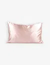 Kitsch Blush Satin Pillowcase 66cm X 48cm In Blush