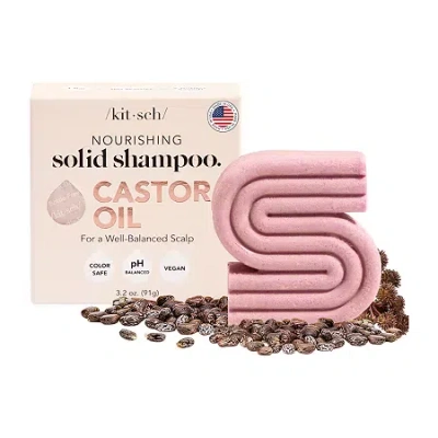 Kitsch Castor Oil Nourishing Shampoo Bar In Transparent