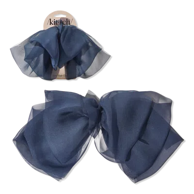 Kitsch Chiffon Bow Hair Clip