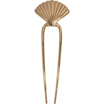 Kitsch Clamshell Metal French Hairpin In Purple