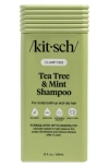 Kitsch Clarifying Tea Tree & Mint Liquid Shampoo In Transparent