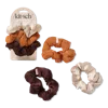 Kitsch Cloud Scrunchies 3 Piece Set - Sedona In Brown