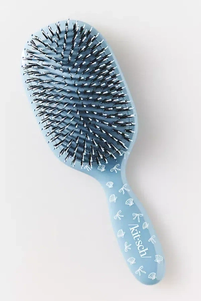 Kitsch Coastal Blue Print Smooth & Polish Brush