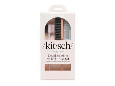Kitsch Detail & Define Styling Hair Brush Set In Multicolor