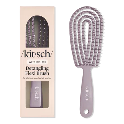 Kitsch Detangling Flexi Brush - Soft Violet In Purple