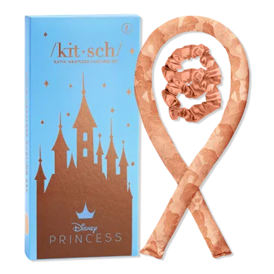 Kitsch Disney X  Princess Party Satin Heatless Curling Set