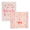 Kitsch Extra Large Quick-dry Hair Towel Wrap - Cherry Print In Red