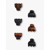 Kitsch Extra-small Recycled-plastic Claw Clips Set Of Six