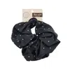 Kitsch Fabric Brunch Scrunchie Rhinestone In Blue