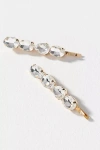 Kitsch Gemstone Bobby Pins, Set Of 2 In Gold