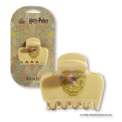 Kitsch Harry Potter X  Recycled Plastic Claw Clip - Hufflepuff