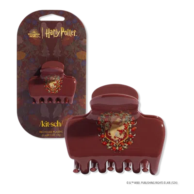 Kitsch Harry Potter X  Recycled Plastic Cloud Claw Clip - Gryffindor In Red