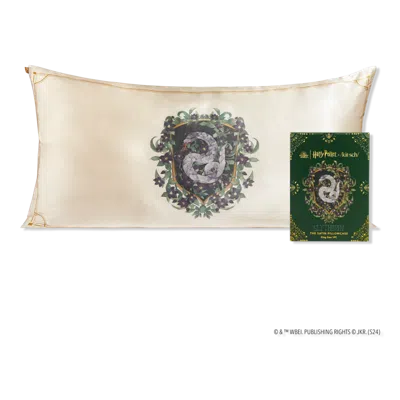 Kitsch Harry Potter X  Satin Pillowcase King - Slytherin